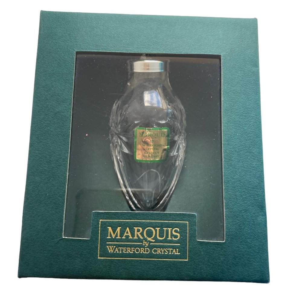 Waterford Crystal Ornament Marquis Teardrop 4 Inch Hand cut Hungary 1995